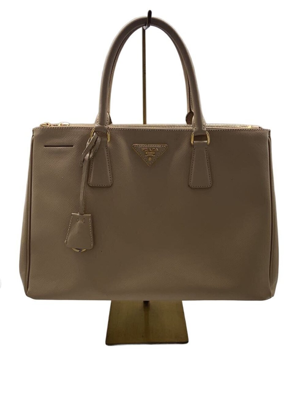 Prada Saffiano Galleria tote bag beige Brown